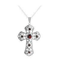 Collana in argento con Granato