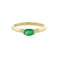 Anello in oro con Smeraldo della Tanzania