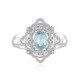 Anello in argento con Zircone Ratanakiri