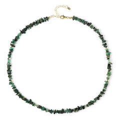 Collana in argento con Smeraldo Zambia