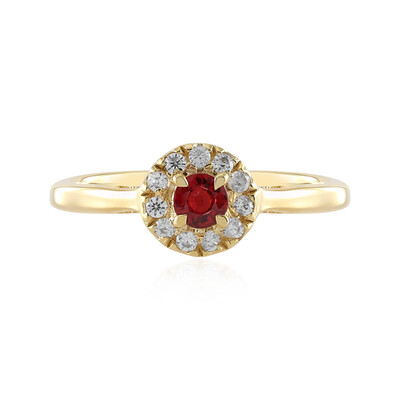 Anello in argento con Rubino Tanzania (Adela Silber)