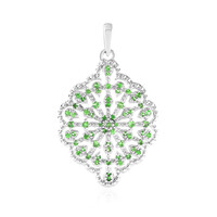 Ciondolo in argento con Tsavorite