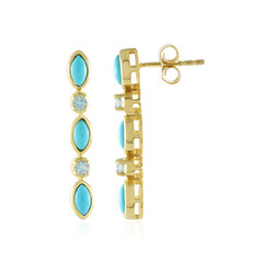 Orecchini in argento con Turchese Sleeping Beauty