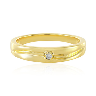Anello in argento con Diamante PK (J)
