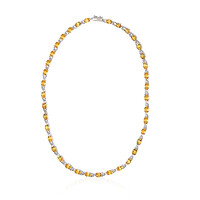 Collana in argento con Citrino