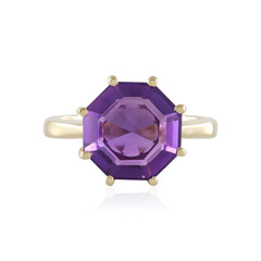 Anello in argento con Ametista Zambiana