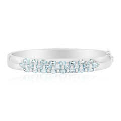 Bracciale in argento con Topazio Blu Cielo