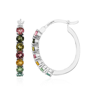 Orecchini in argento con Tormalina