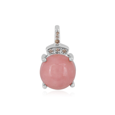 Ciondolo in argento con Opale Rosa