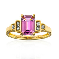 Anello in oro con Diasporo Rosa (AMAYANI)