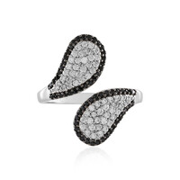 Anello in argento con Spinello Nero