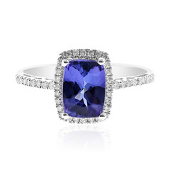 Anello in oro con Tanzanite AAA (CIRARI)