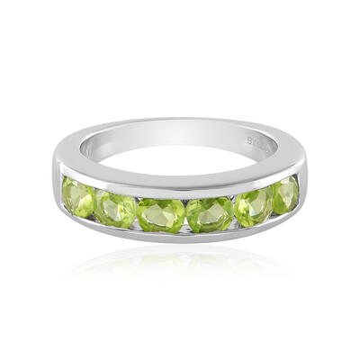 Anello in argento con Peridoto
