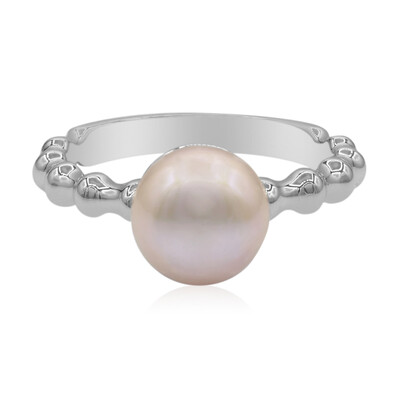 Anello in argento con Perla di Acqua Dolce (TPC)