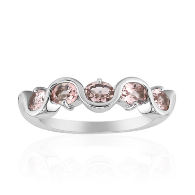 Anello in argento con Tormalina Rosa Nigeriana