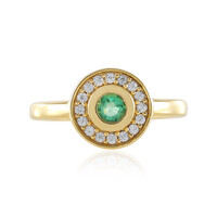 Anello in argento con Smeraldo Etiope