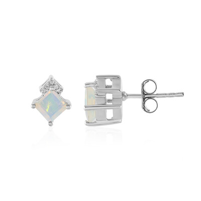 Orecchini in argento con Opale di Welo