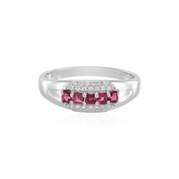 Anello in argento con Rubellite