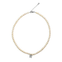 Collana in argento con Perla di Acqua Dolce (TPC)