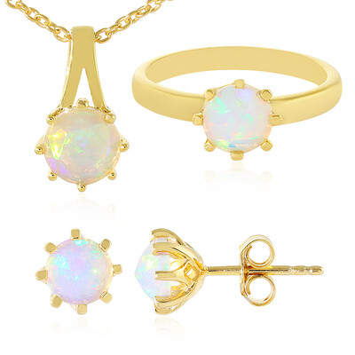 Anello in argento con Opale di Welo