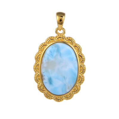 Ciondolo in argento con Larimar