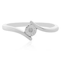 Anello in argento con Diamante I2 (H)