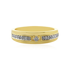 Anello in argento con Diamante I4 (J)