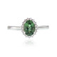 Anello in argento con Apatite Cromo
