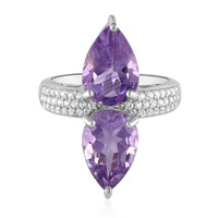 Anello in argento con Ametista