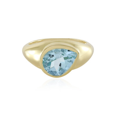 Anello in argento con Topazio Blu Cielo