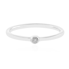 Anello in argento con Diamante I2 (H)