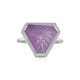 Anello in argento con Ametista Rose de France (MONOSONO COLLECTION)