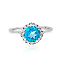 Anello in argento con Topazio Marambaia