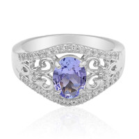 Anello in argento con Tanzanite