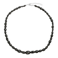 Collana in argento con Diopside Stellato d'India