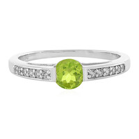 Anello in argento con Peridoto