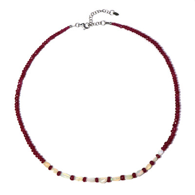 Collana in argento con Opale di Welo