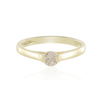 Anello in oro con Diamante Cioccolato I2