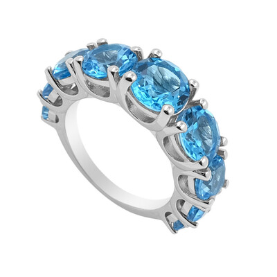 Anello in argento con Topazio Marambaia