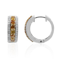 Orecchini in oro con Diamante Giallo SI2 (CIRARI)