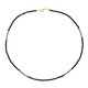 Collana in argento con Spinello Nero