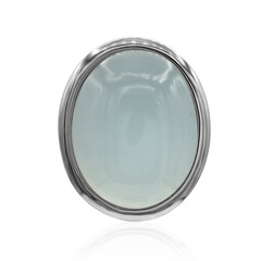 Ciondolo in argento con Calcedonio Blu