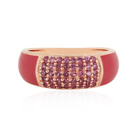 Anello in argento con Rodolite