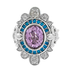 Anello in argento con Kunzite (Dallas Prince Designs)