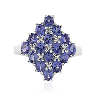 Anello in argento con Tanzanite