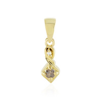 Ciondolo in argento con Diamante Champagne I3