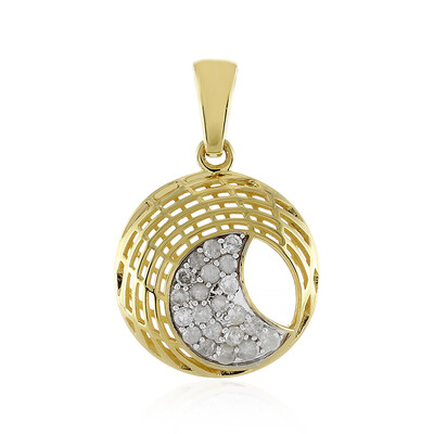 Ciondolo in oro con Diamante I4 (J) (Ornaments by de Melo)