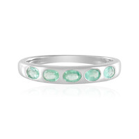 Anello in argento con Smeraldo Colombiano