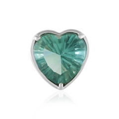 Ciondolo in argento con Fluorite Verde