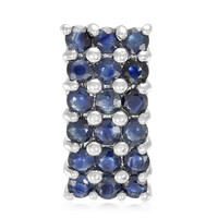 Ciondolo in argento con Zaffiro Blu